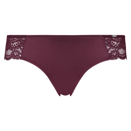 Slip br&eacute;silien Angie, Rouge