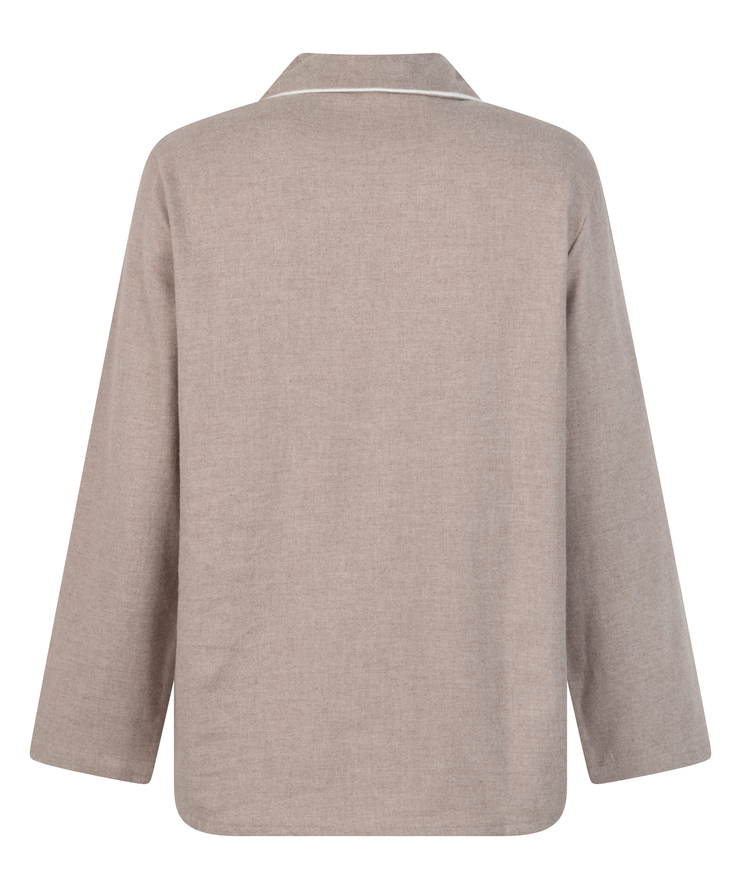 Pyjamatop Flanel Essentials, Beige, main