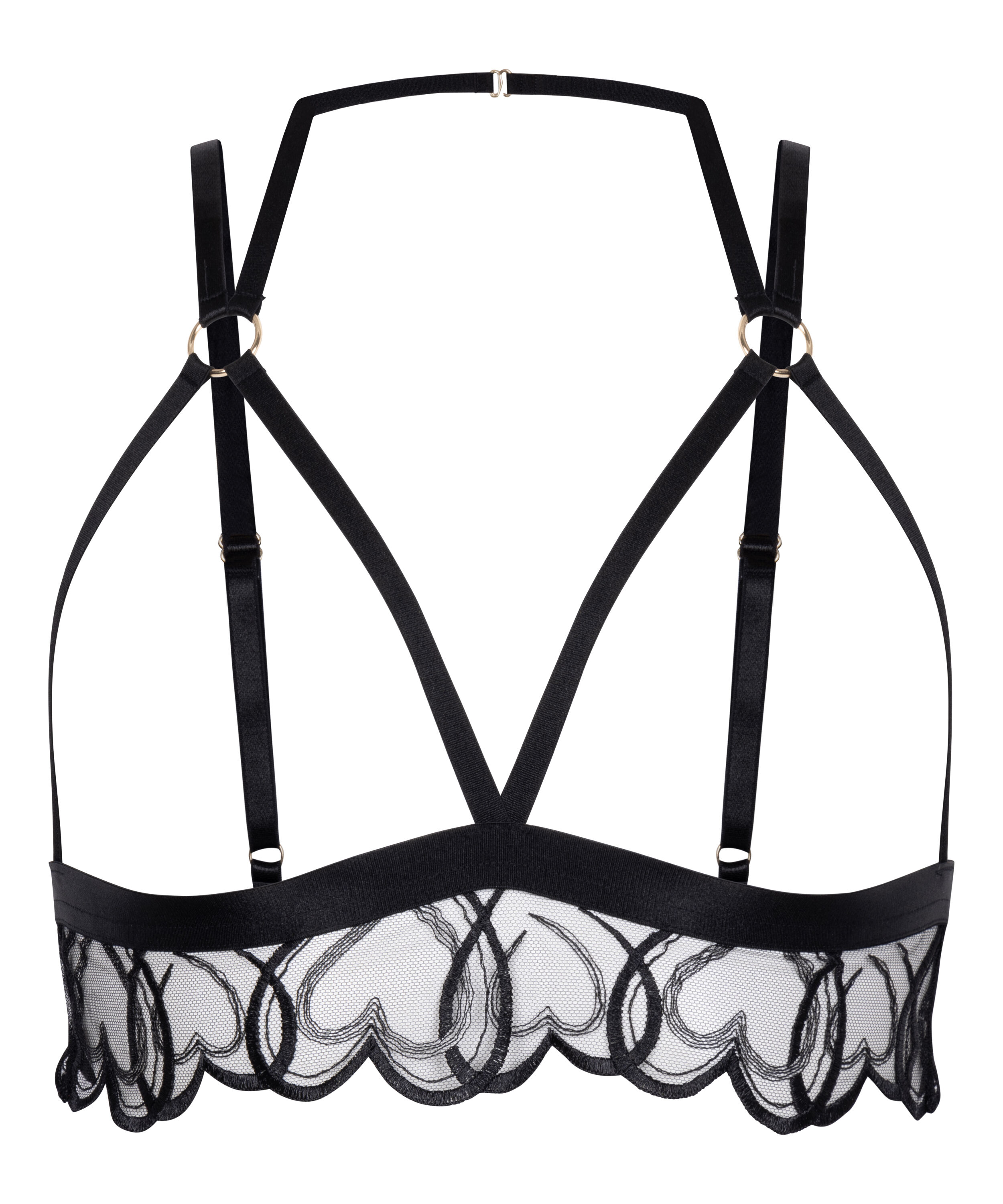 Brassi&egrave;re ouverte Olivia, Noir