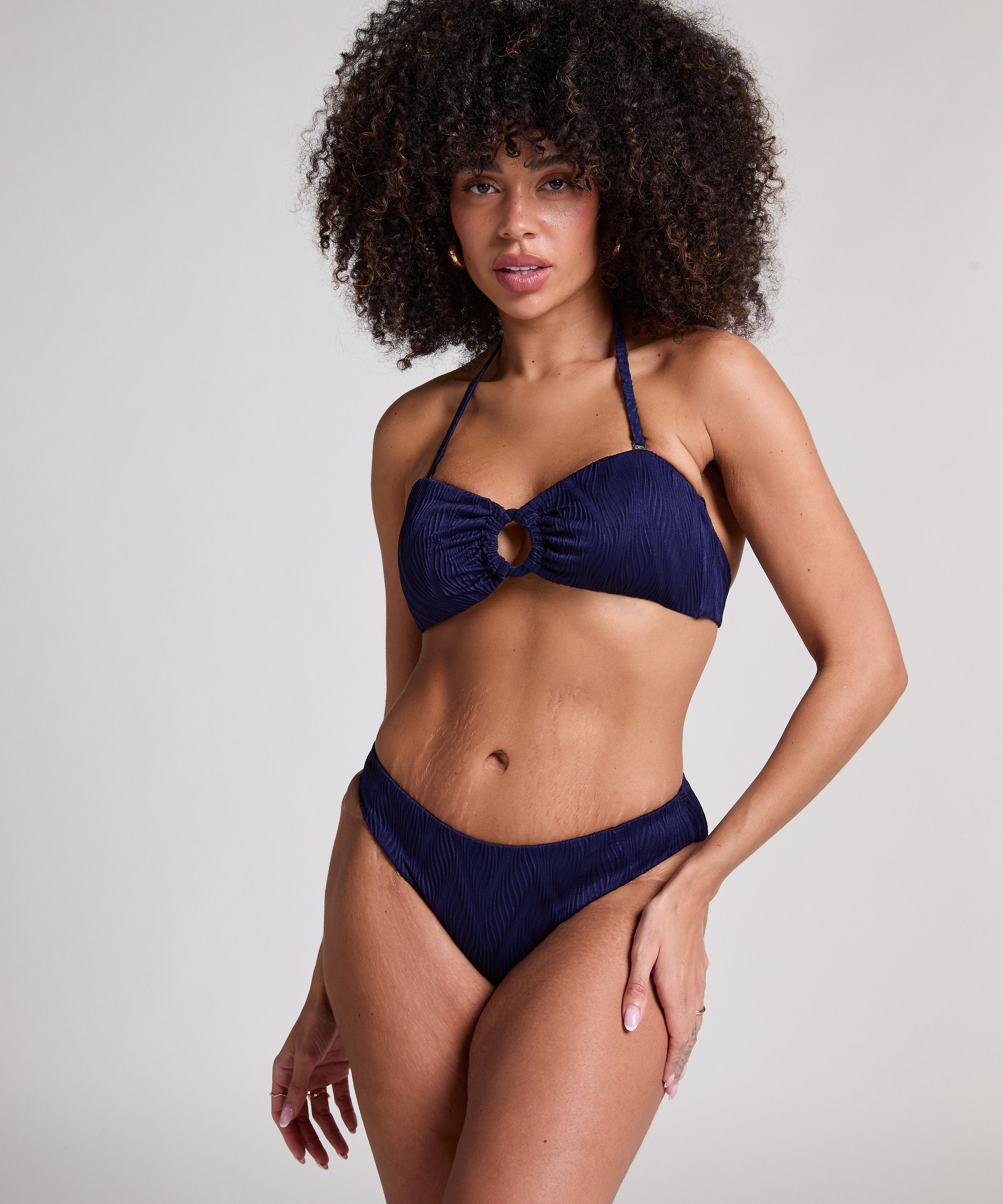 Bandeau bikinitop Cozumel, Blauw, main