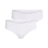 Lot de 2 slips brésiliens Angie, Blanc