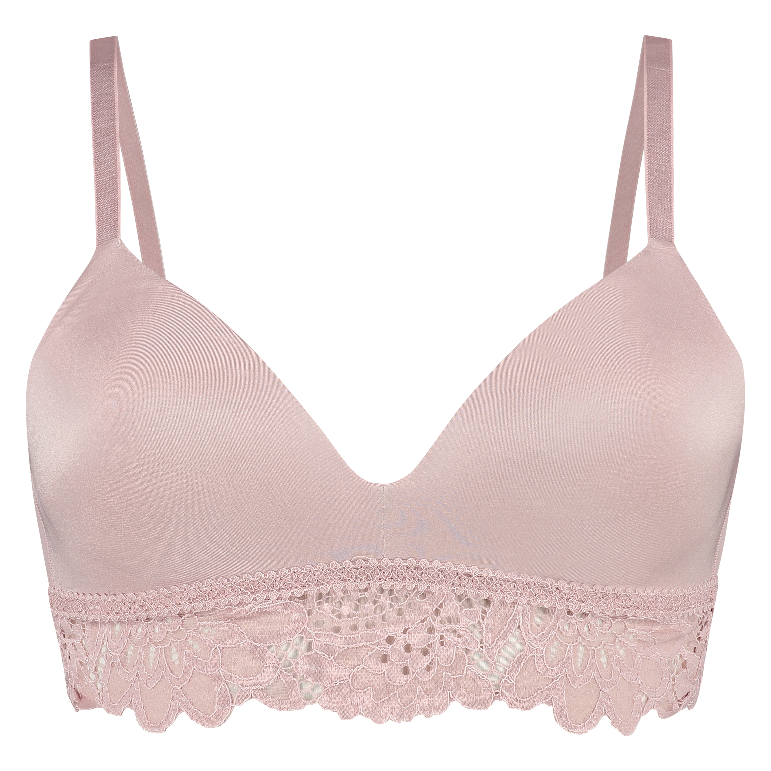 Soutien-gorge push-up préformé sans armatures Evey, Pourpre, main