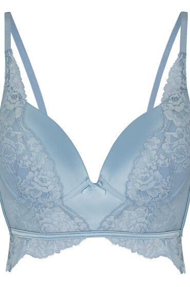 Hunkemöller Push-up Longline Bh Rosie Blauw, foto 3