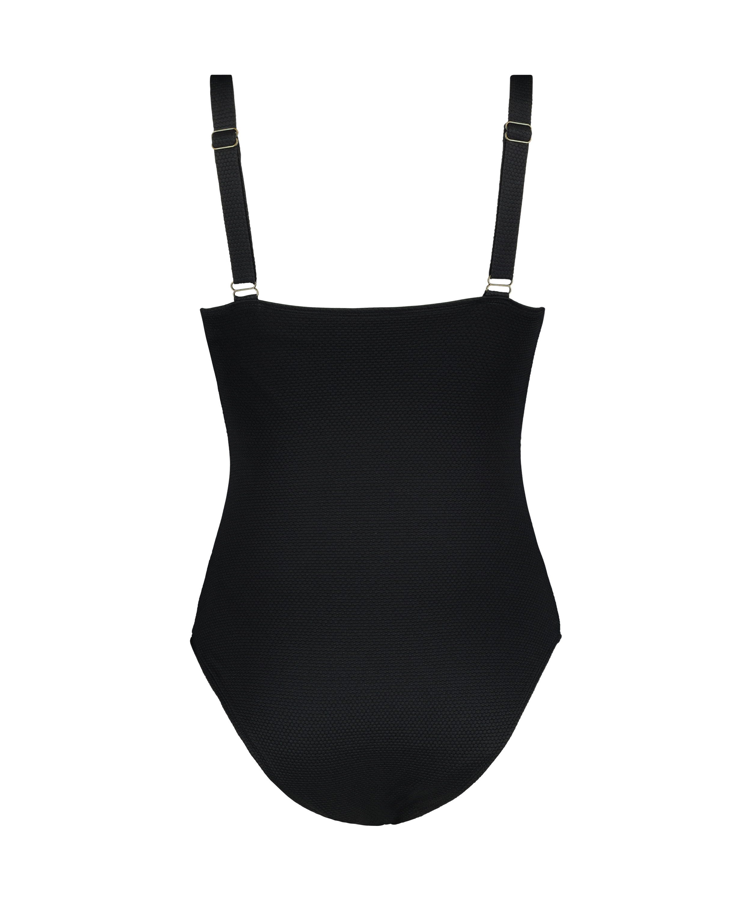 Maillot de bain Scallop, Noir, main