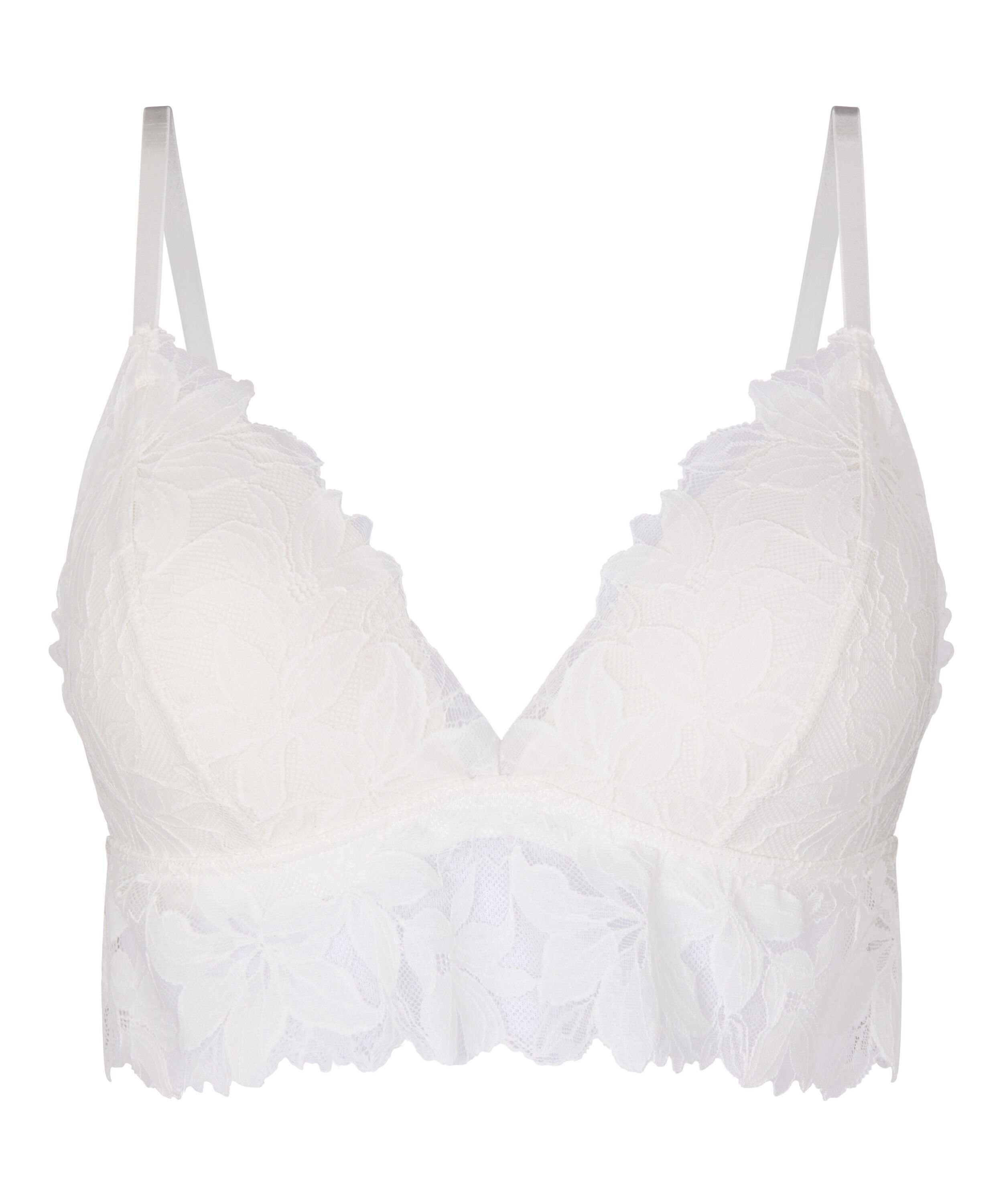 Bralette Ingrid, Wit