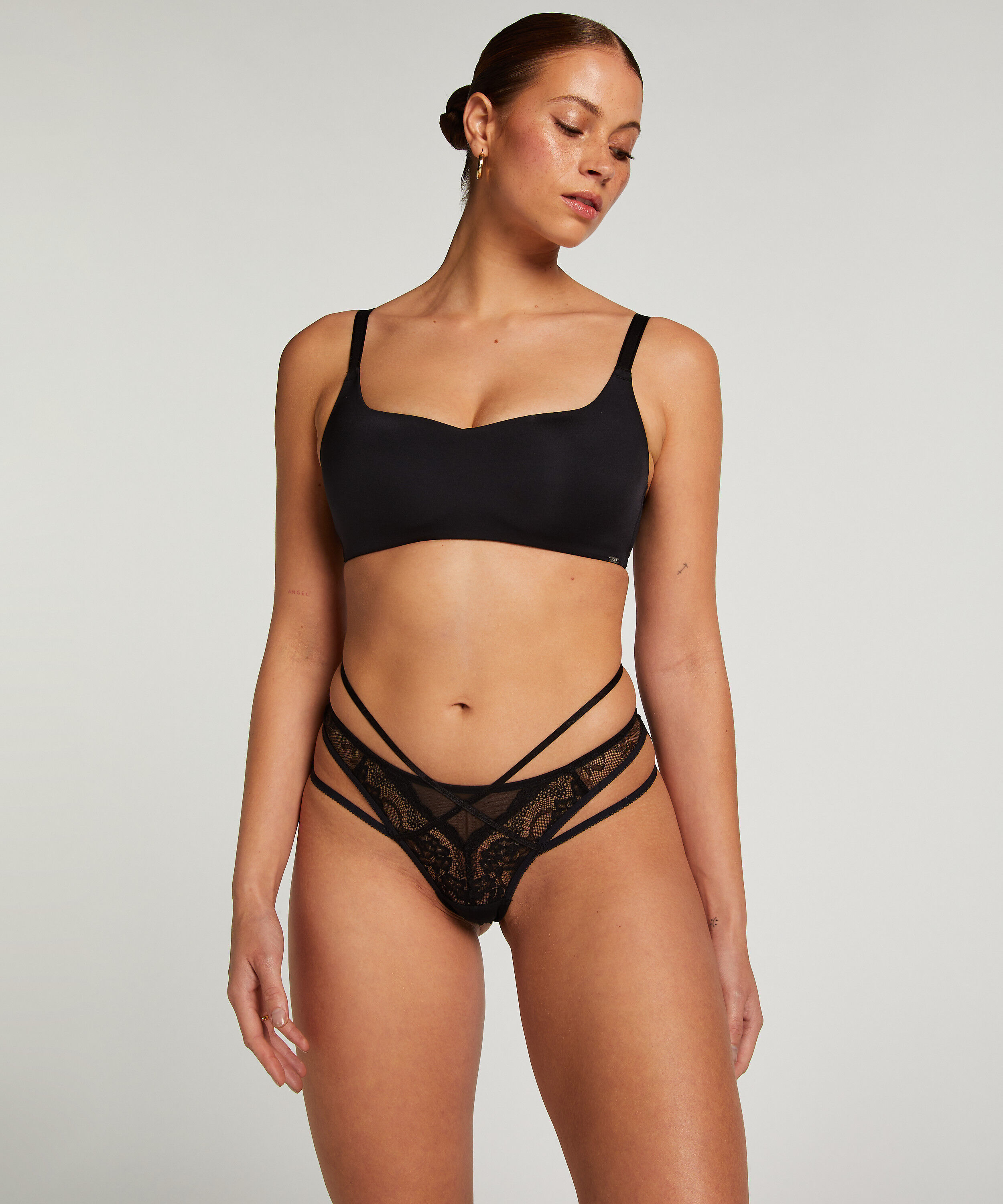 Slip brésilien Amala, Noir Slip brésilien Amala, Noir