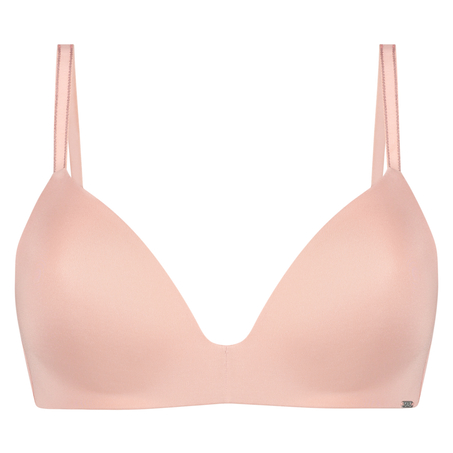 Voorgevormde push-up bh zonder beugel Mona, Roze