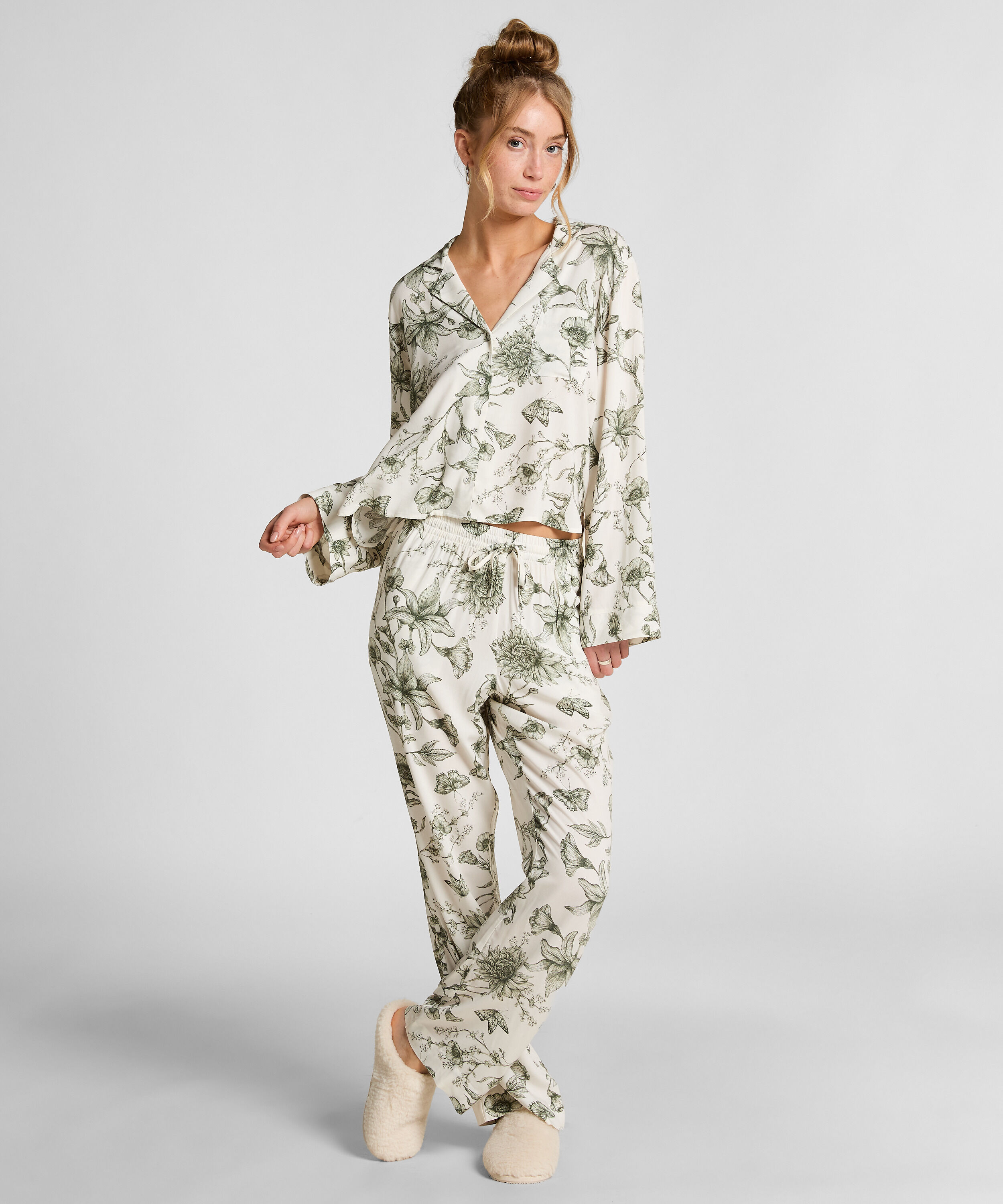 Petite Pyjamabroek Storylover, Wit Petite Pyjamabroek Storylover, Wit