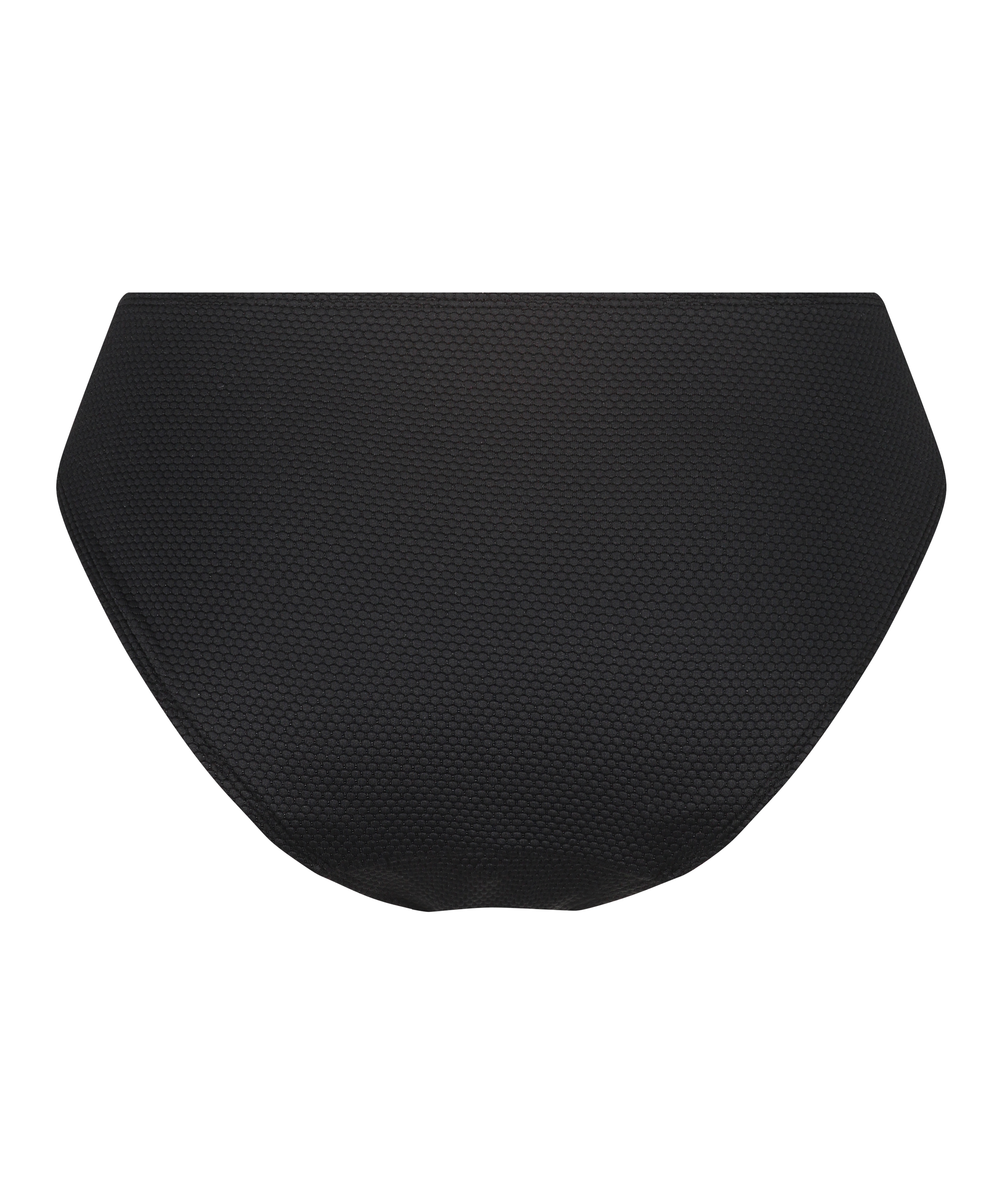 Rio Bikinibroekje Scallop, Zwart, main