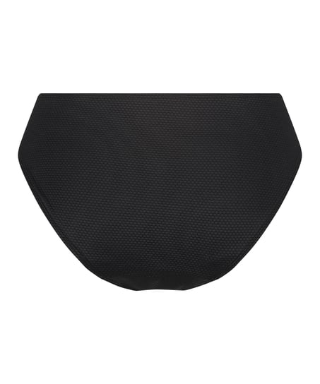 Rio Bikinibroekje Scallop, Zwart
