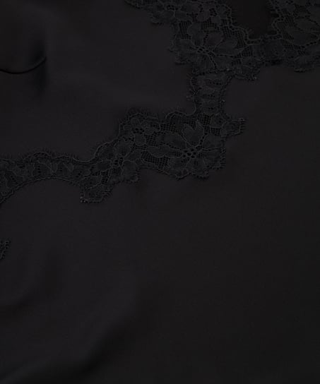 Cami top Lace Sophia, Zwart