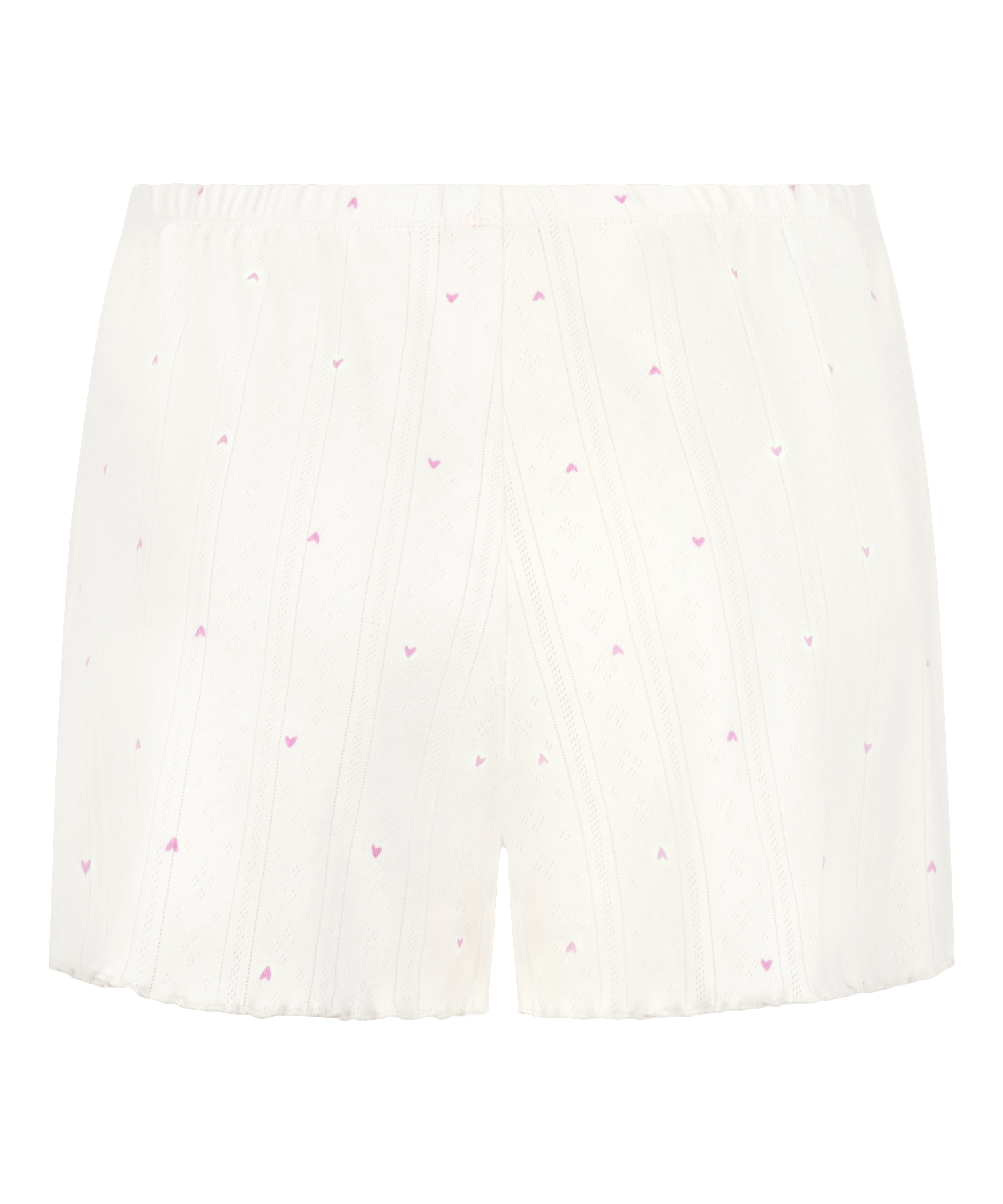 Pointelle Short, Wit, main