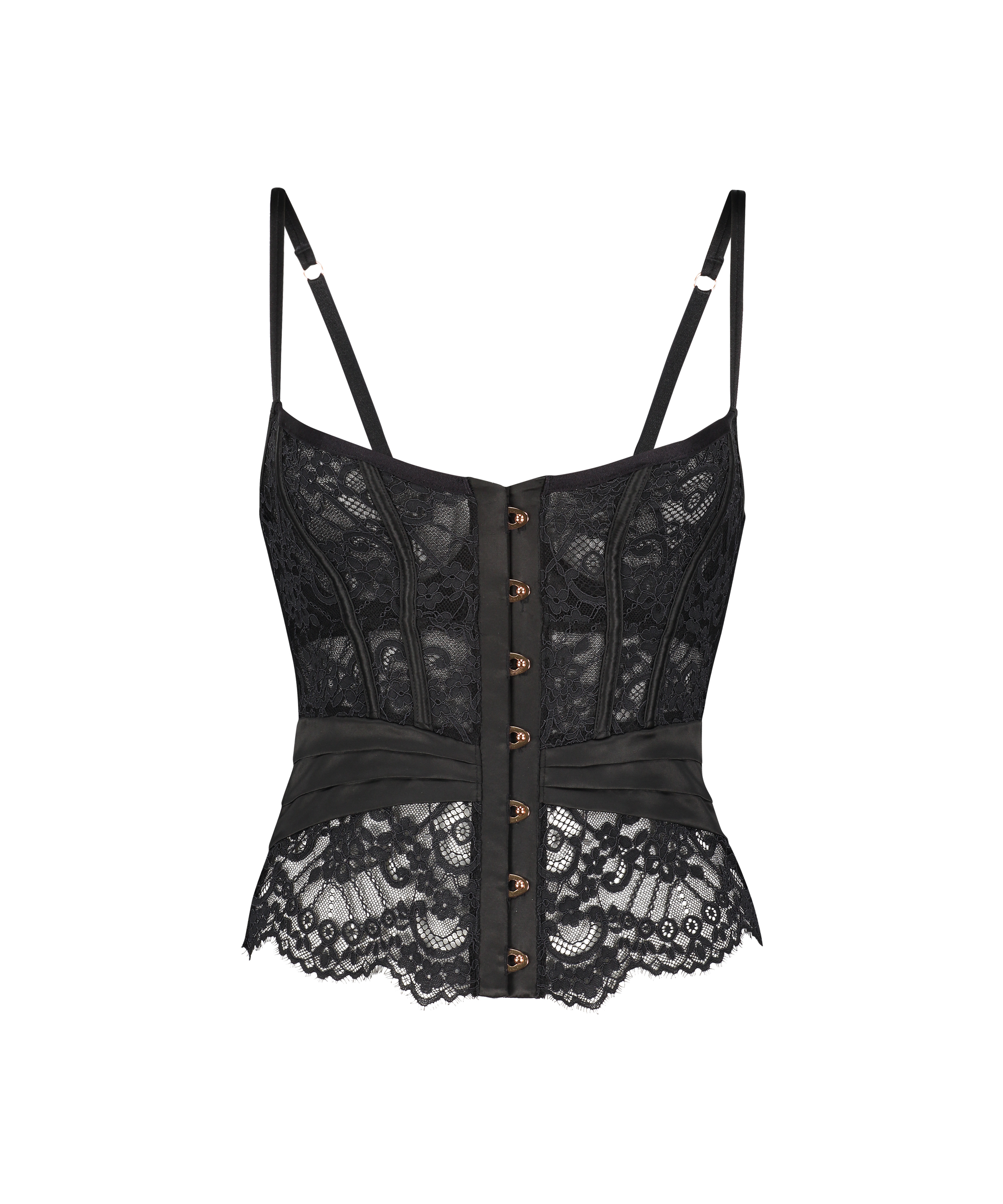 Bustier rembourr&eacute; &agrave; armatures Amelia, Noir, main
