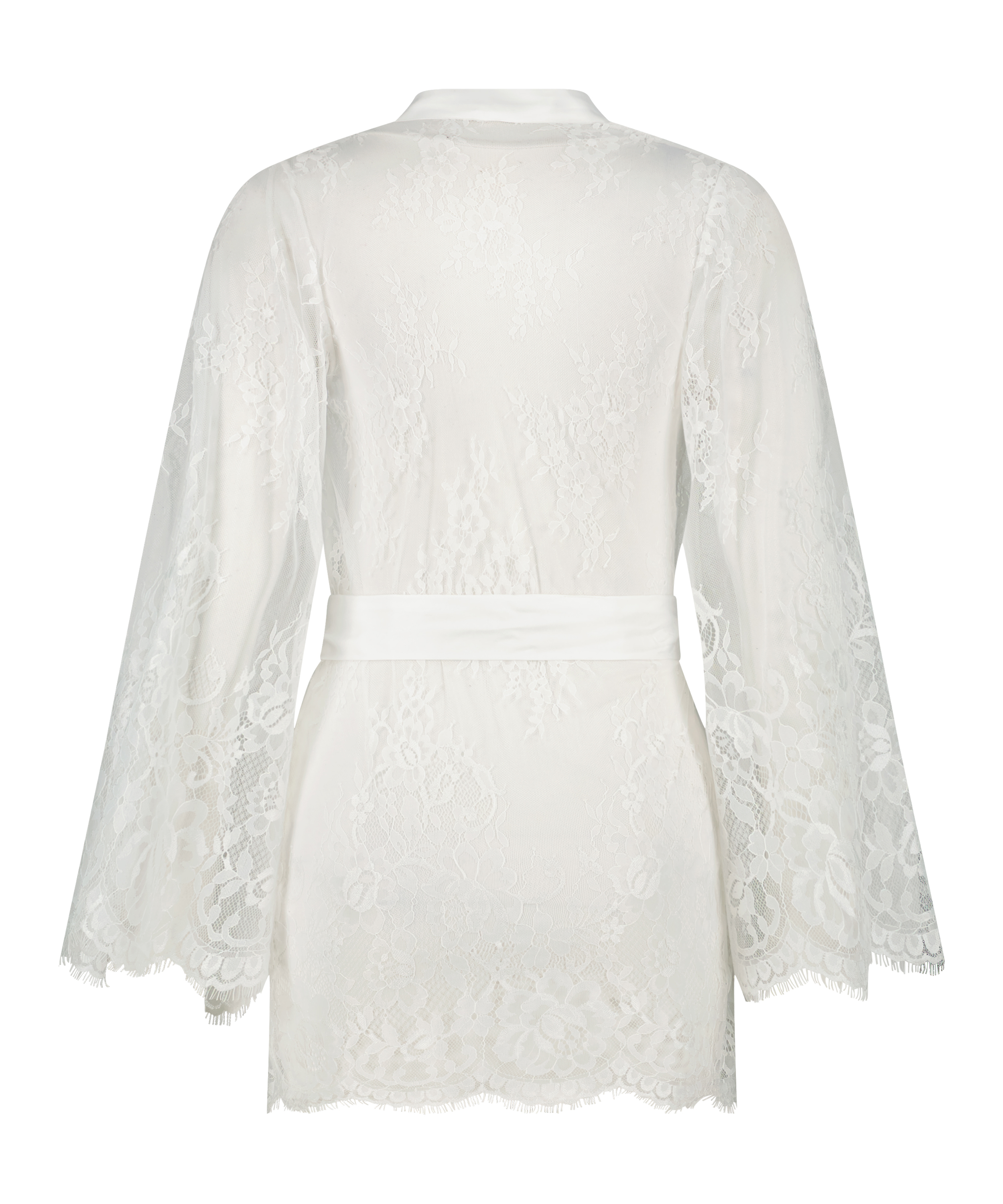 Kimono Lace Isabelle, Blanc, main