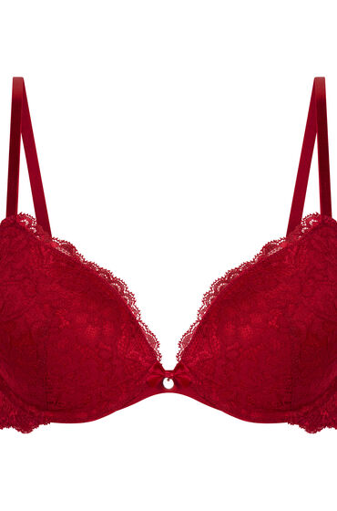 Hunkemöller Voorgevormde push-up beugel bh Marine Rood, foto 3