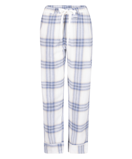 Pantalon de Pyjama Flanel, Bleu