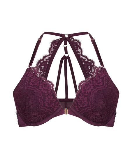 Soutien-gorge &agrave; armatures pr&eacute;form&eacute; push-up Melissa, Pourpre
