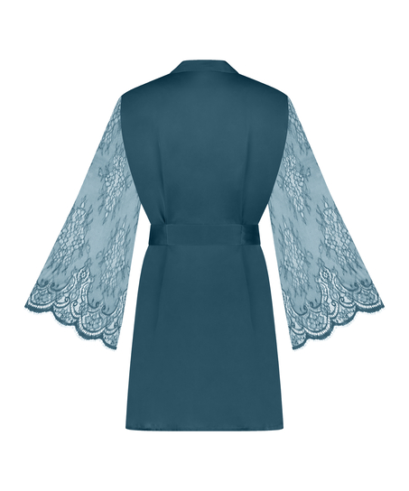 Kimono Satin, Blauw