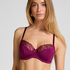 Soutien-gorge à armatures non-préformé Margot, Pourpre