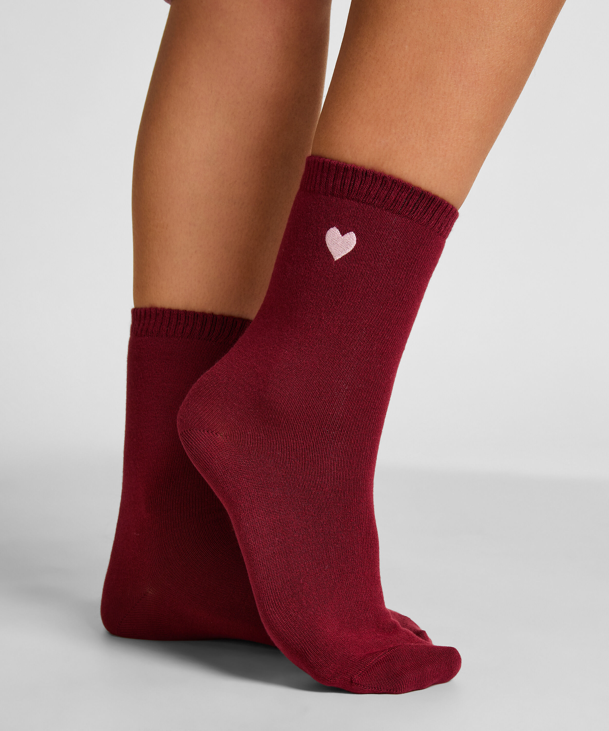 Chaussettes courtes en modal, Rouge
