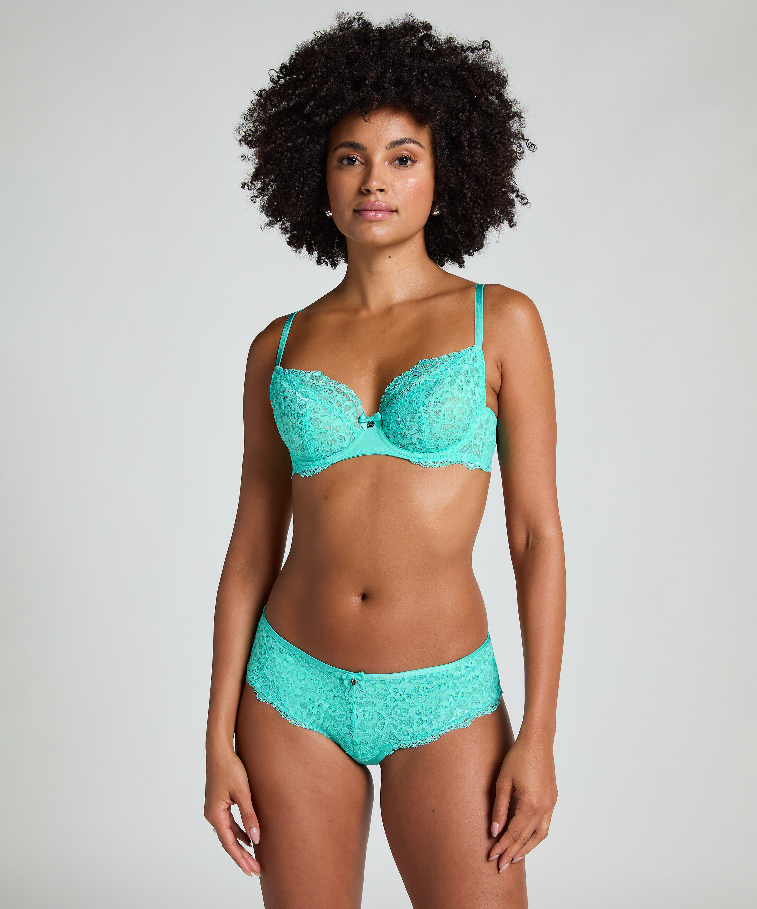 Soutien-gorge &agrave; armatures non-pr&eacute;form&eacute; Marine, Vert