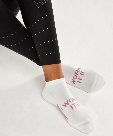 HKMX 2 paar Performance sokken, Wit