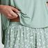 Korte pyjama set, Groen