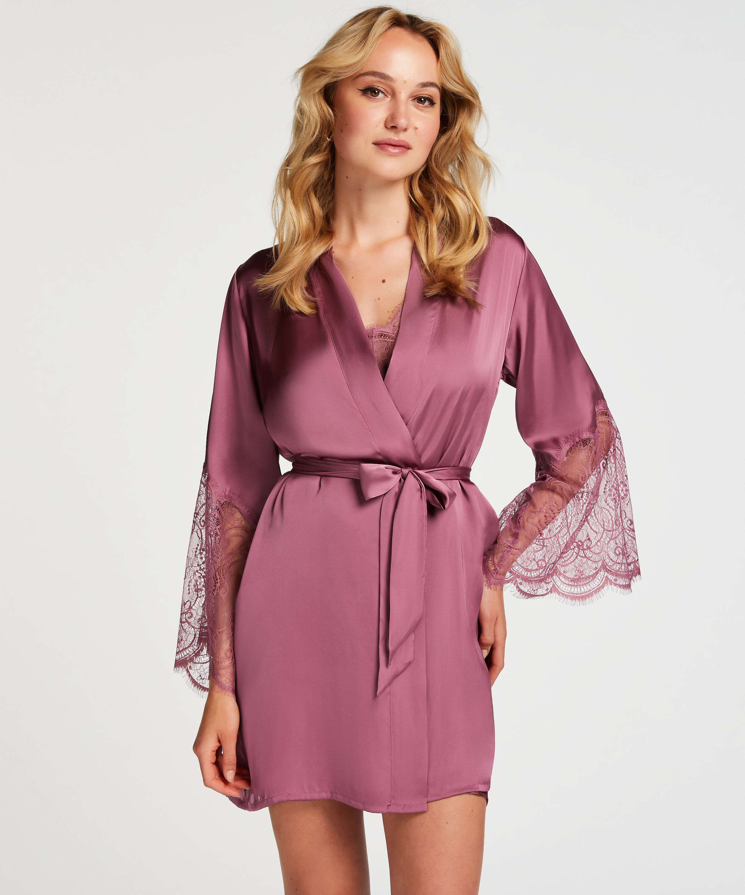 Kimono Satin, Pourpre