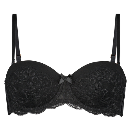 Voorgevormde strapless beugel bh Mara, Zwart