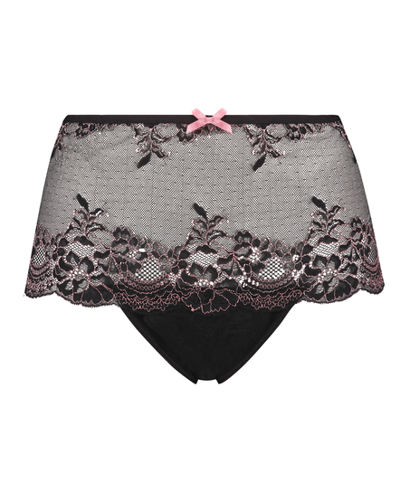 Boxerstring Doriane Curvy, Zwart