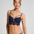 Soutien-gorge &agrave; armatures pr&eacute;form&eacute; longline Isabella, Bleu