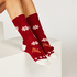 Cosy sokken Christmas, Rood