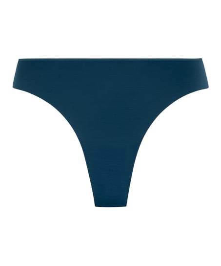 String Invisible Lace back, Bleu