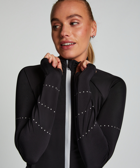 HKMX Run Baby Run Jacket, Zwart