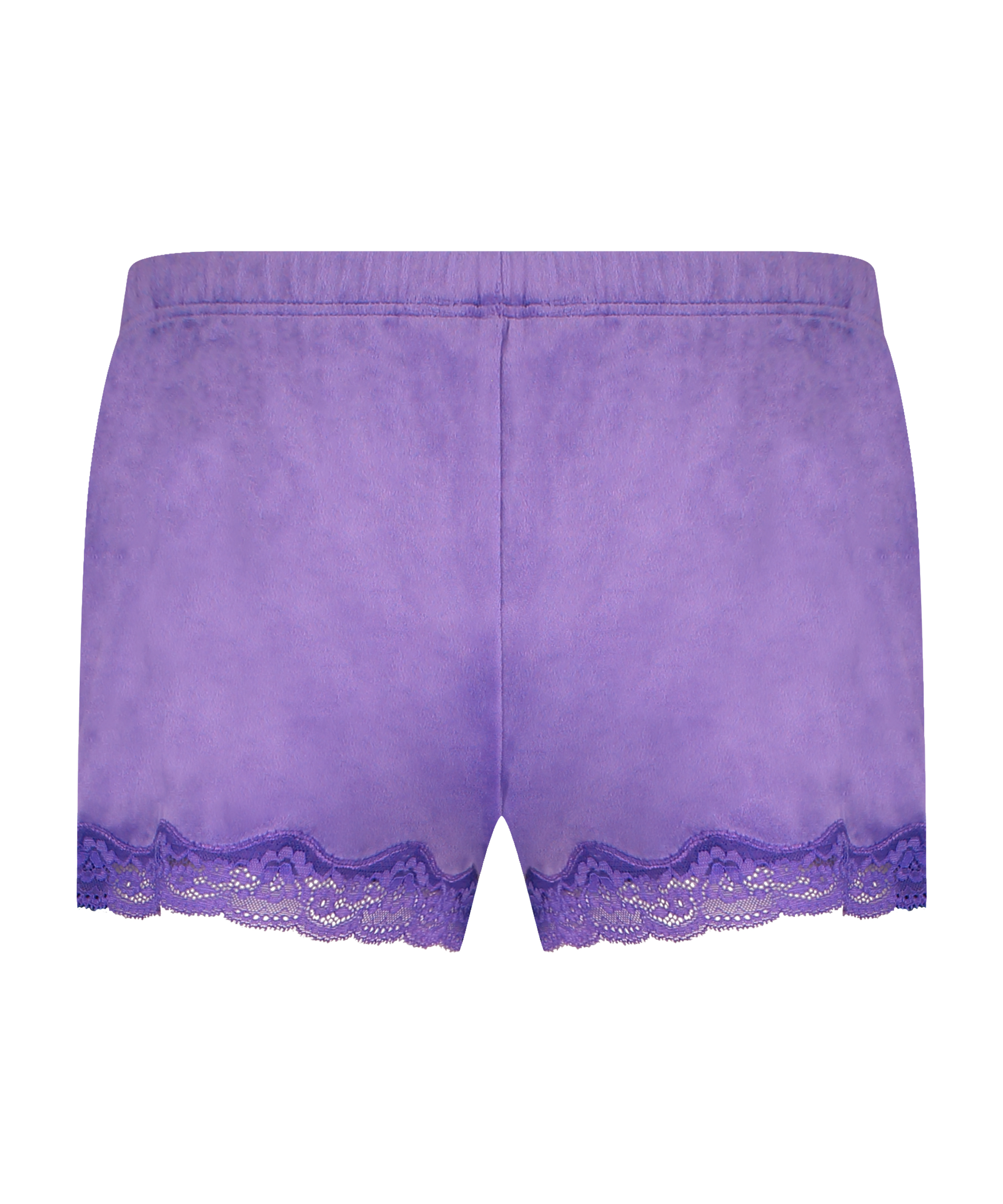 Shorts Velours Lace, Paars, main