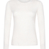 Haut &agrave; manches longues en coton doux, Beige