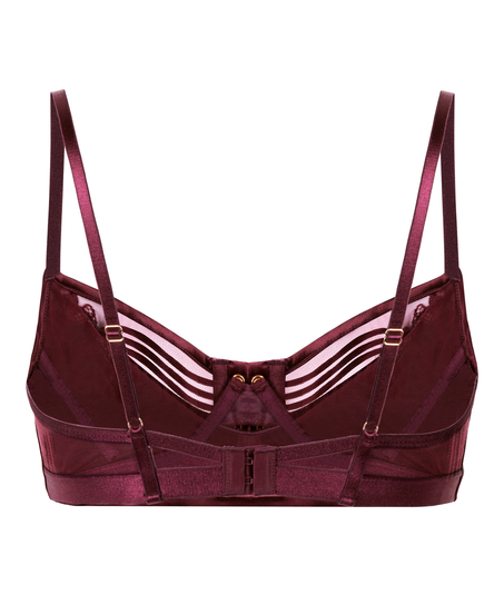 Soutien-gorge non rembourr&eacute; longline Avela, Rouge