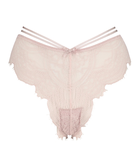 Slip brésilien échancré Sian, Pourpre