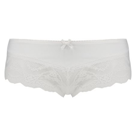 Slip brésilien micro Lacey, Blanc