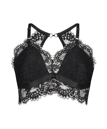 Bralette Olivia Curvy, Zwart