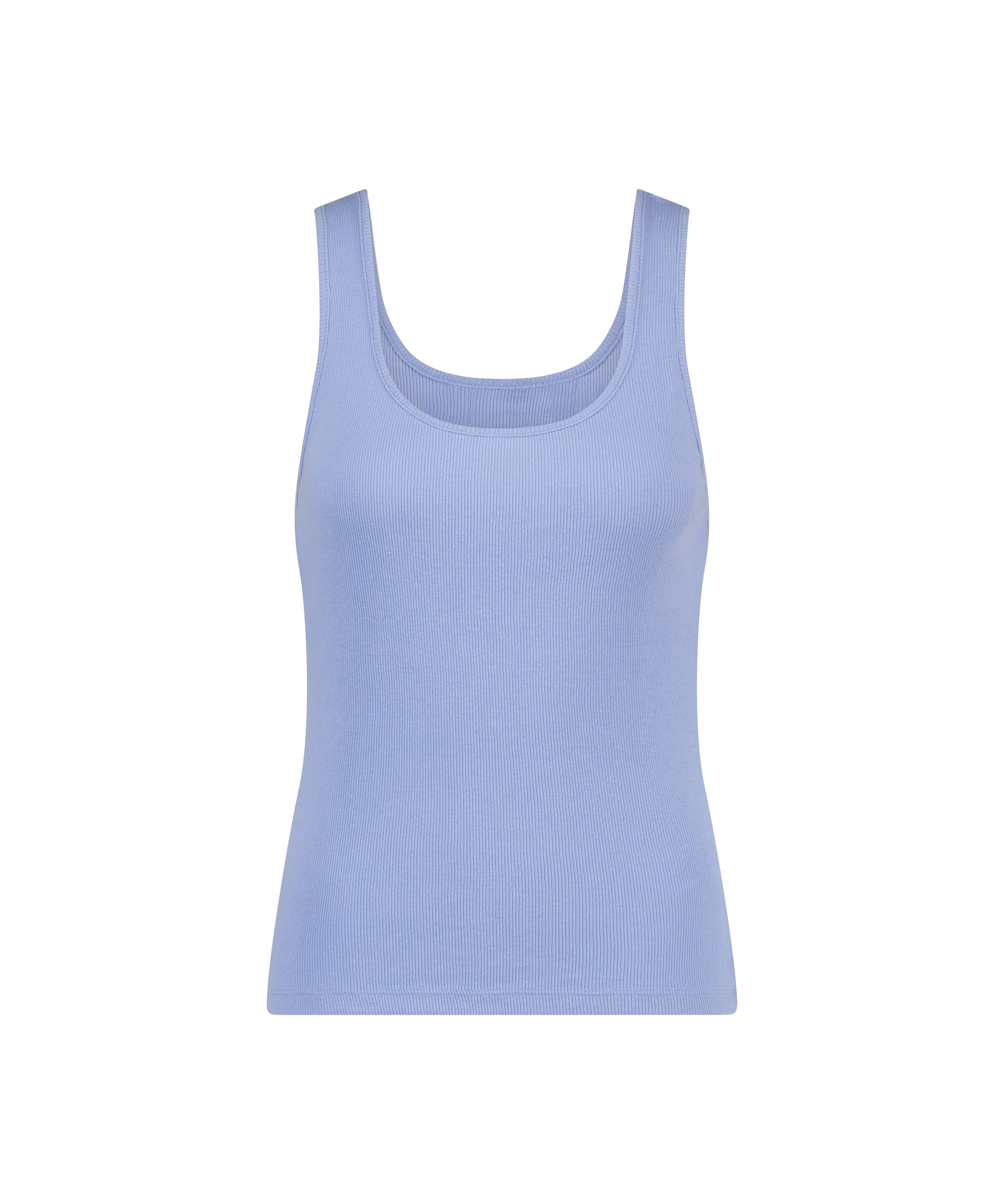 Jersey tank top, Blauw, main