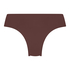 Slip br&eacute;silien Invisible Lace Back, Brun