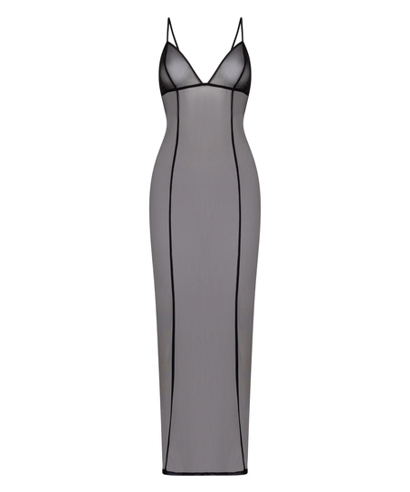 Slipdress Maxime, Zwart