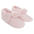 Boot slippers Flod over knitted, Rose