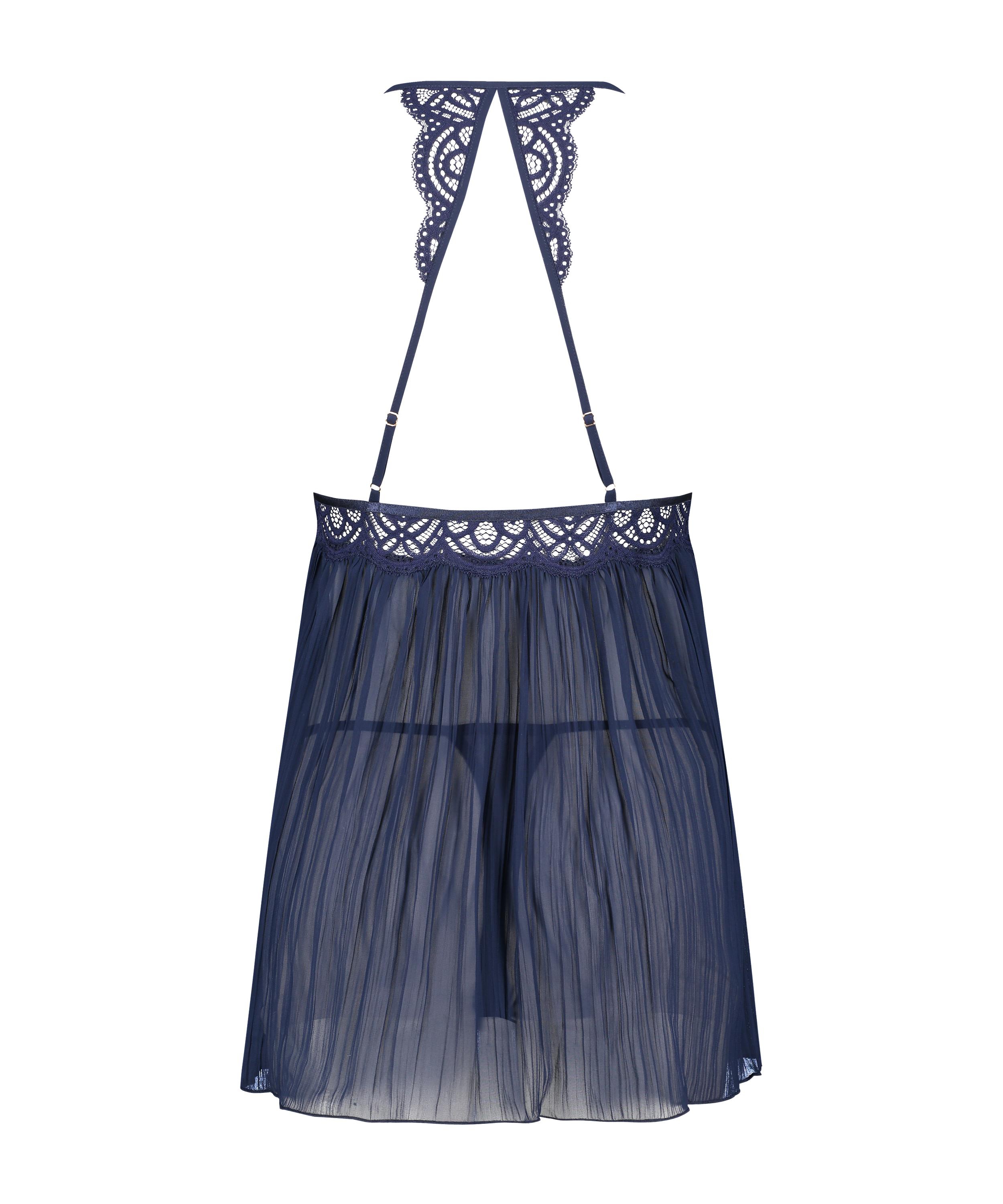 Babydoll Chiffon, Blauw, main