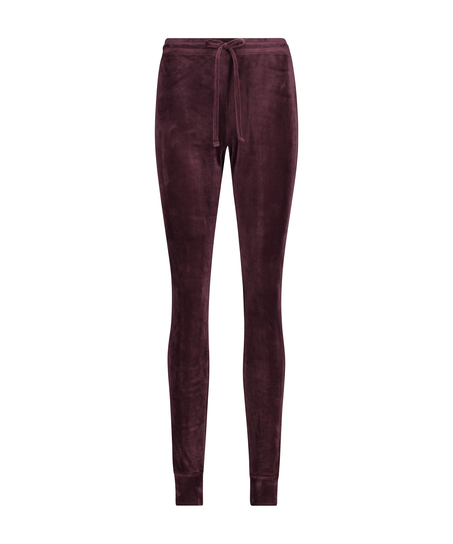 Legging Velours, Paars