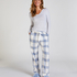 Pantalon de Pyjama Flanel, Bleu