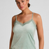 Camisole velours Dentelle, Vert