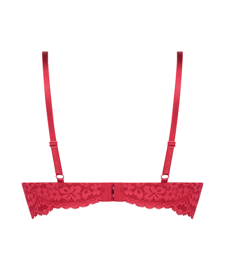 Voorgevormde push-up beugel bh Rose, Rood