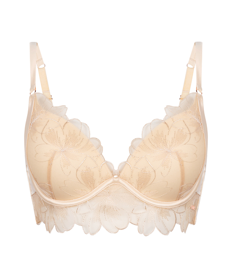 Soutien-gorge &agrave; armatures push-up pr&eacute;form&eacute; Emilia, Jaune